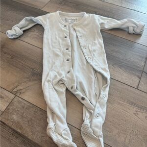 L'ovedbaby White 0-3 month Organic Cotton One Piece